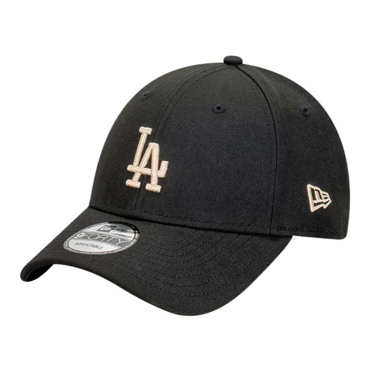 Beanies & Headbands for Tough Sports-New Era - Los Angeles Dodgers 9FORTY - Black/Oatmilk