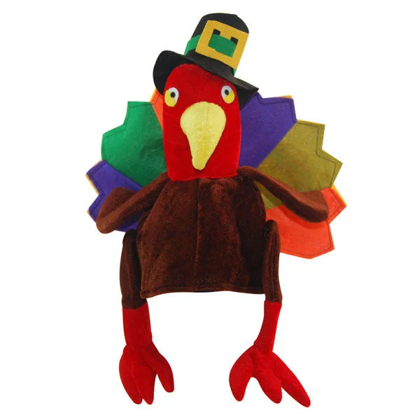 Beanies & Headbands for Rest Comfort-Jacobson - Thanksgiving Turkey Hat