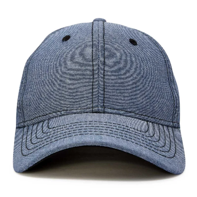 Beanies & Headbands for Rough Duty-Dalix Chambray Hat