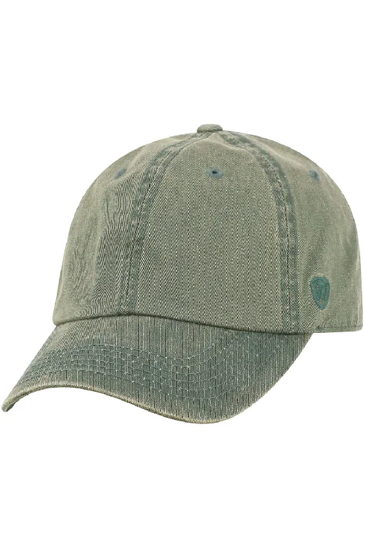 Mens hats for sunny mornings-J America Mens Park Adjustable Hat - Forest Green