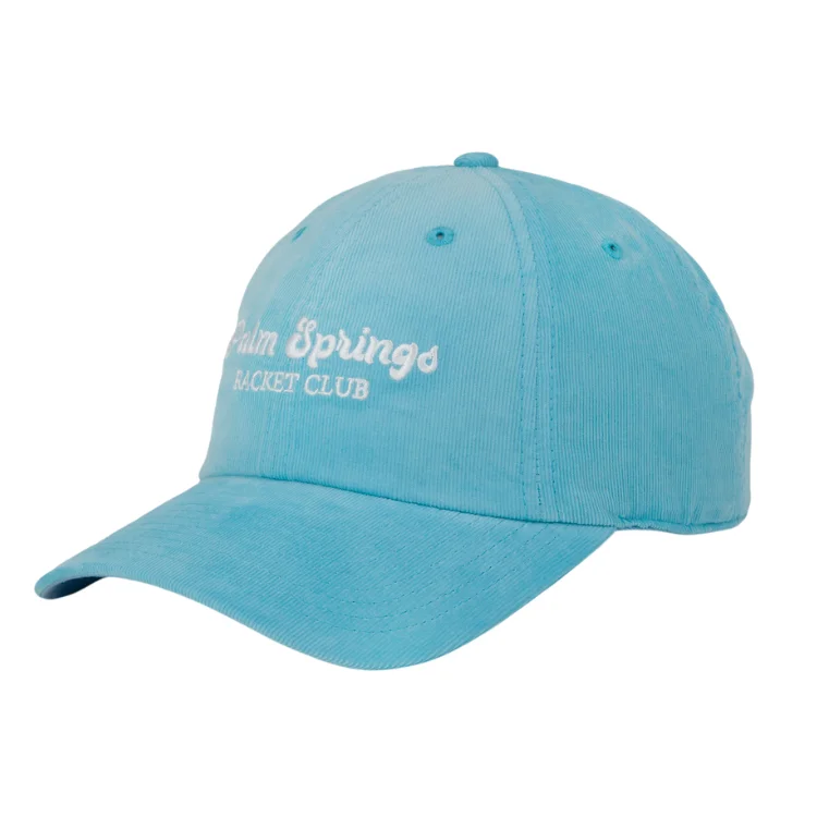 Beanies & Headbands with Dry Feel-American Needle Palm Springs Racket Club Cord Cap - Light Blue