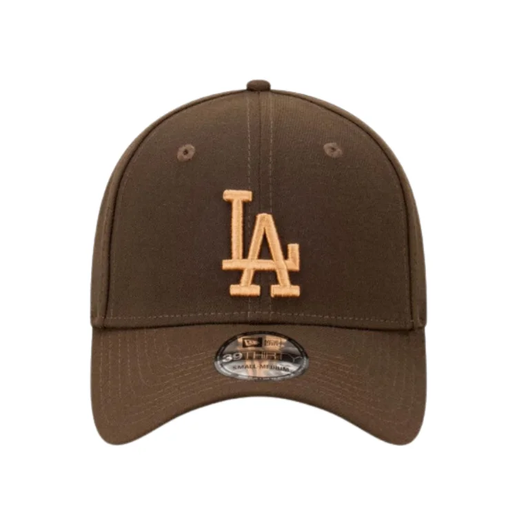 Beanies & Headbands for Blizzard Nights-New Era Los Angeles Dodgers 39THIRTY Cap - Walnut/Wheat