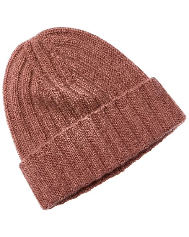 Wool hats for chilly weather-Vince Chunky Rib Knit Wool & Cashmere-Blend Hat