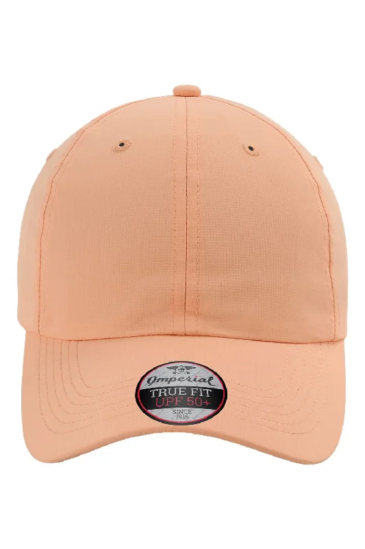 Mens hats for polished looks-Imperial Mens The Original Performance Moisture Wicking Adjustable Hat - Sorbet Orange