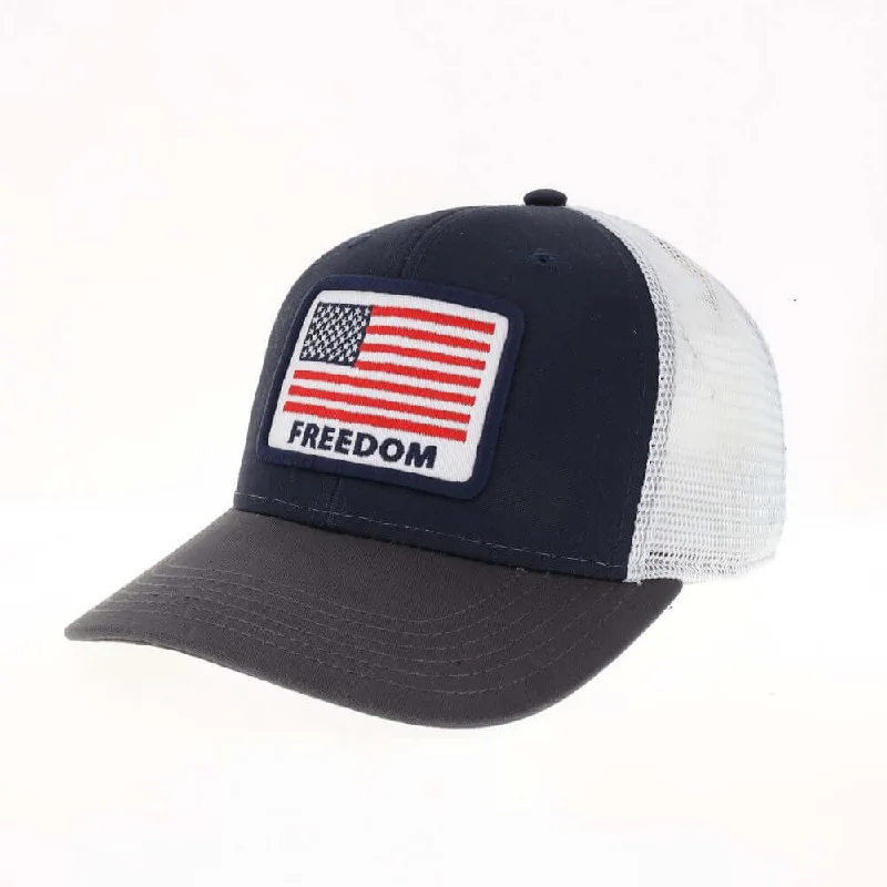 Beanies & Headbands for Daily Work-Freedom Flag Snapback Trucker Hat