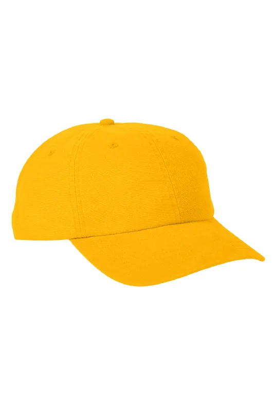 Mens hats for winter nights-Big Accessories Mens Adjustable Hat - Mustard Yellow