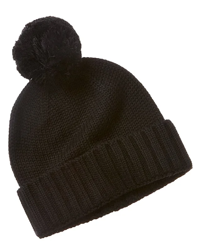 Wool hats for snow trips-UGG Knit Cuff Wool-Blend Hat, Black