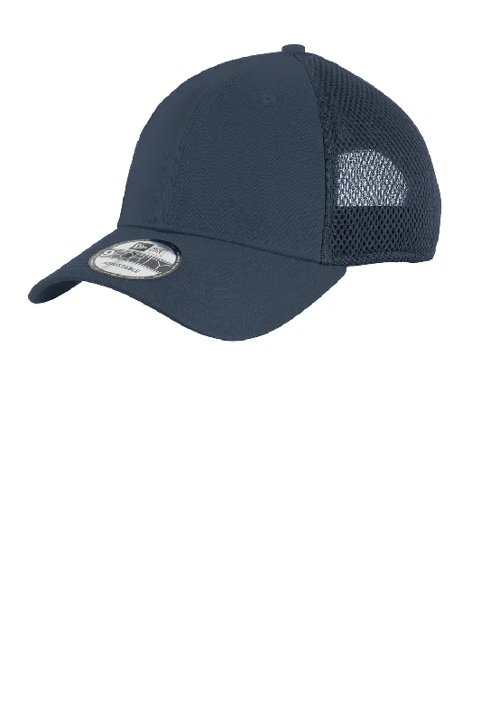 Mens hats with plush fabric-New Era Mens Adjustable Hat - Navy Blue