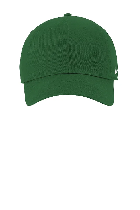 Mens hats with breathable wool-Nike Mens Heritage 86 Adjustable Hat - Gorge Green