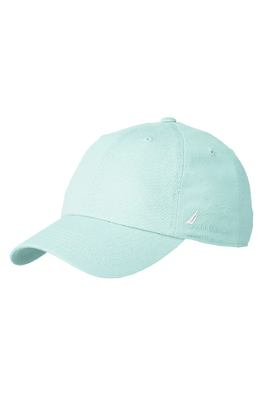 Mens hats for agility training-Nautica Mens J Class Adjustable Hat - Cool Mint Green