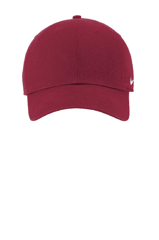 Mens hats with quirky designs-Nike Mens Heritage 86 Adjustable Hat - Team Maroon