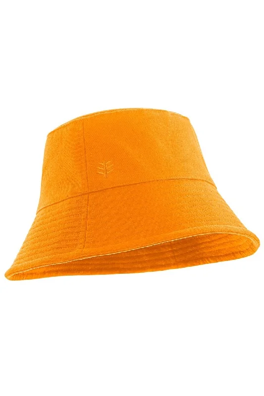 bucket hats for sun-blocking stylish gear-Gavin Cotton Bucket Hat | Apricot Crush