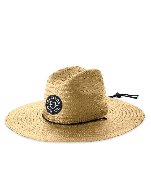 Sun hat for local makers-Brixton Crest Sun Hat - Natural