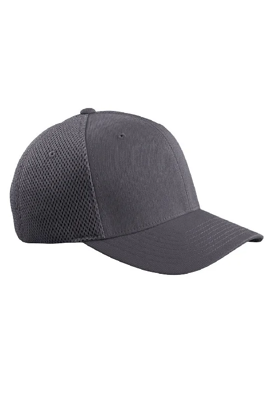 Mens hats for mild days-Flexfit Mens Stretch Fit Hat - Dark Grey