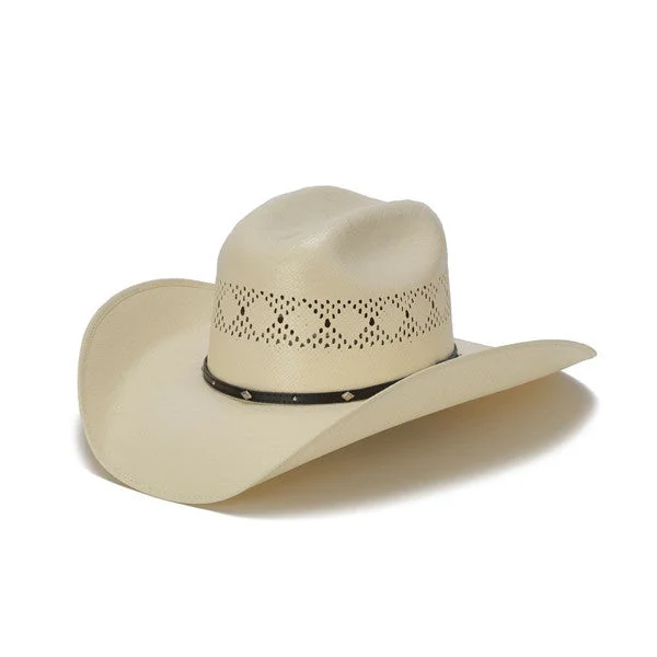 Beanies & Headbands for Head Ease-Stampede Hats - 50X Shantung Cowboy Hat with Diamond Conchos