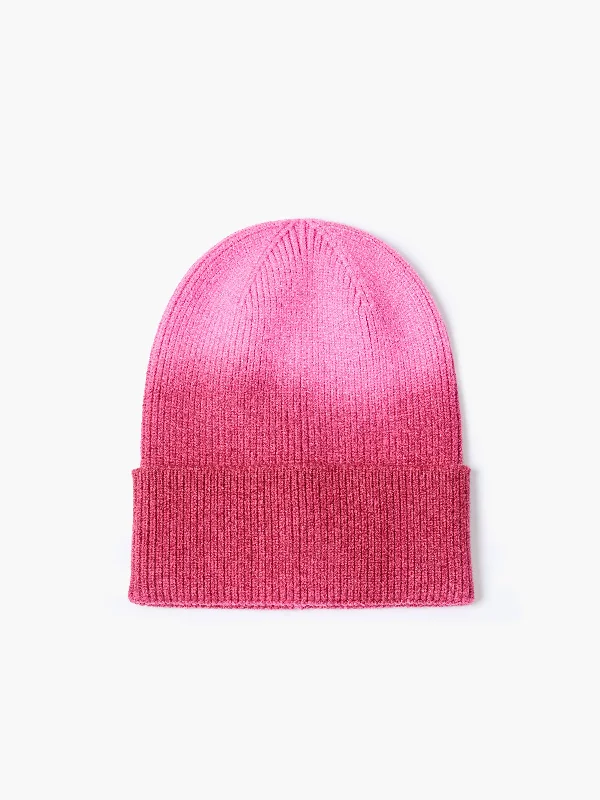 Beanies & Headbands with Soft Stretch-Kezia Ombre Beanie