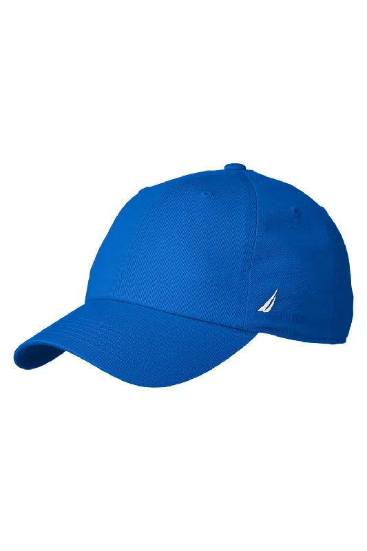 Mens hats for mild days-Nautica Mens J Class Adjustable Hat - Royal Blue