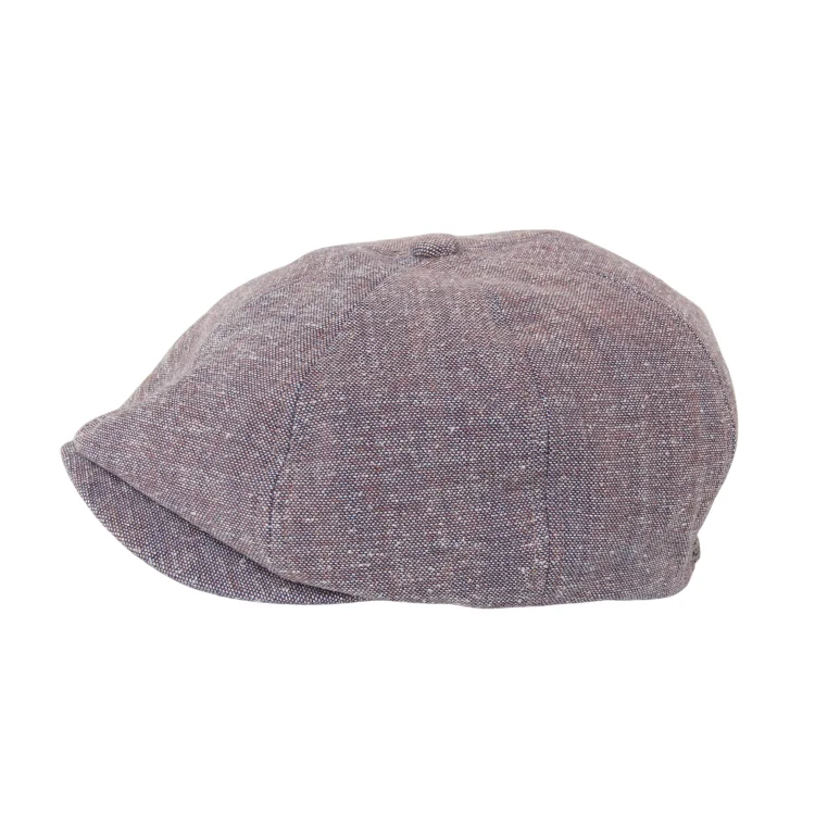 Beanies & Headbands for Steady Wear-Mossant Paris Antoine Newsboy Cap - Violet