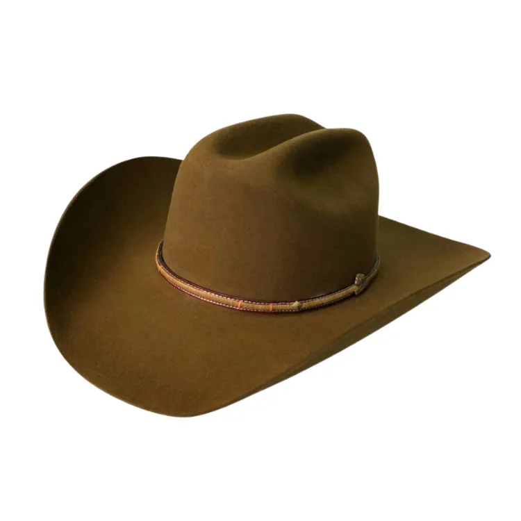 Beanies & Headbands for Restful Wear-Stetson Powder River Hat - Mink