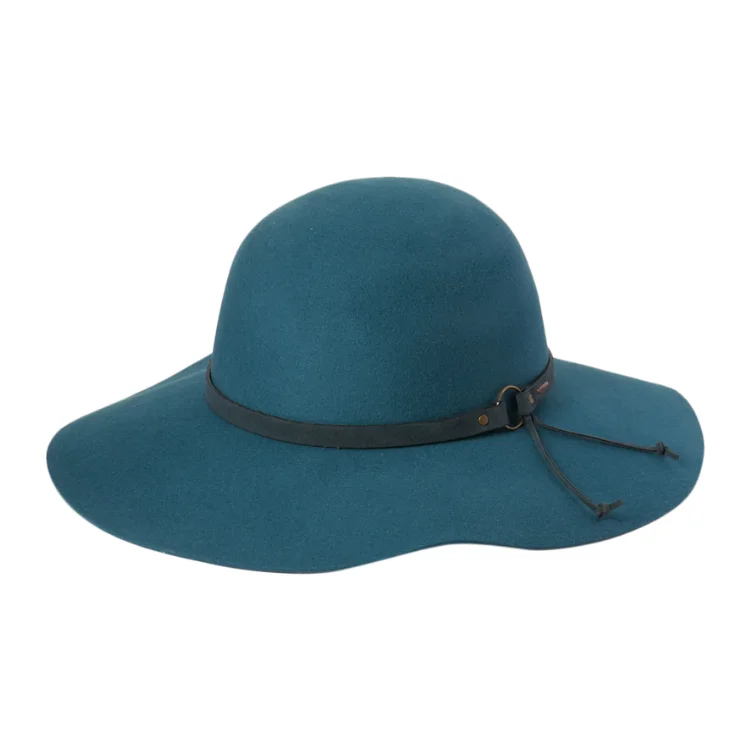 Beanies & Headbands for Chilly Climates-Kooringal Ladies Wide Brim Forever After - Blue Peacock