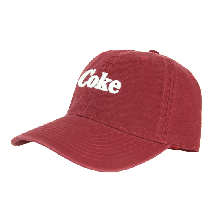 Beanies & Headbands with Tile Look-American Needle Coke Iconic Ball Park Cap - Maroon