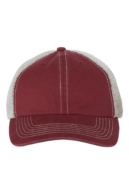 Mens hats for standard sizes-47 Brand Mens Trawler Snapback Hat - Cardinal Red/Stone