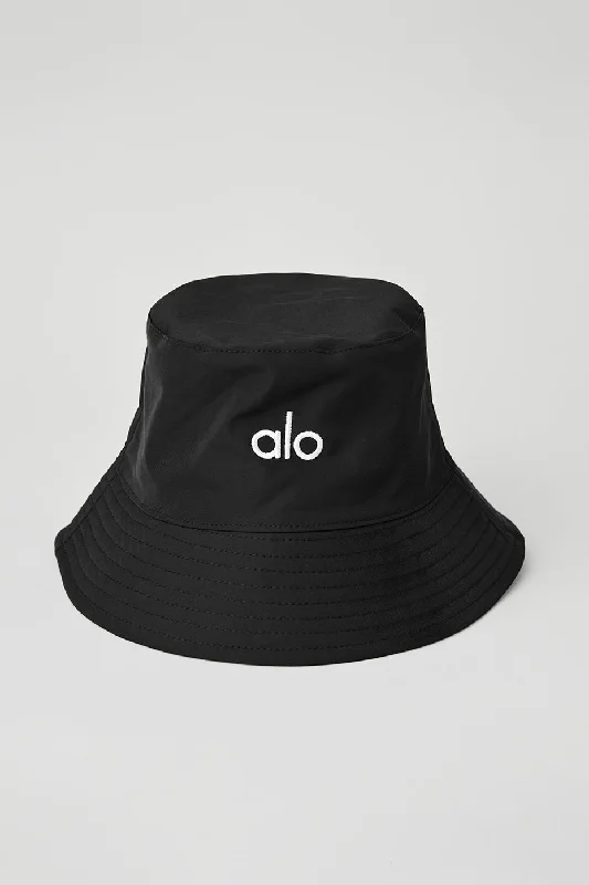 bucket hats for weekend outing fashion-Fundamental Bucket Hat - Black