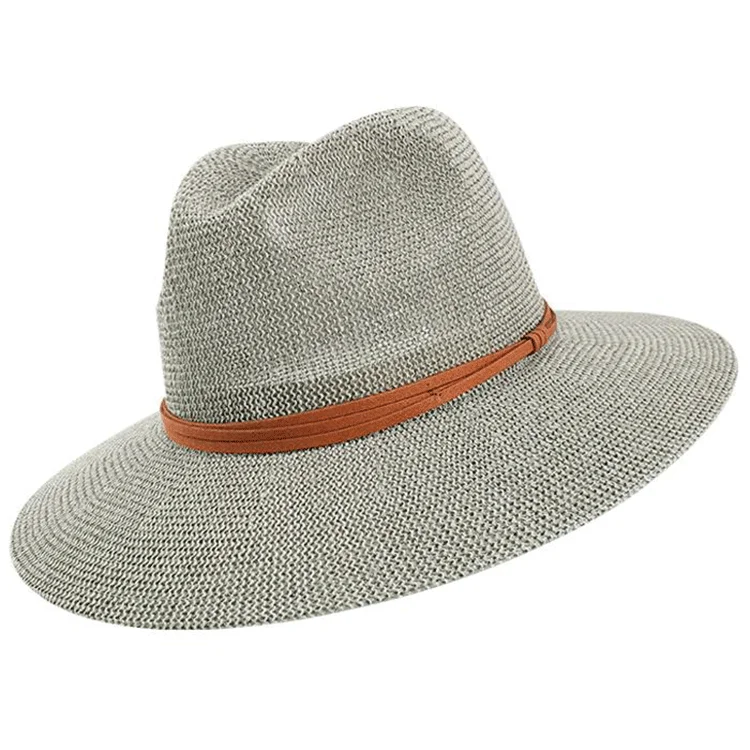 Beanies & Headbands for Chilly Days-HW Collection Stevie Unisex Fedora - Grey