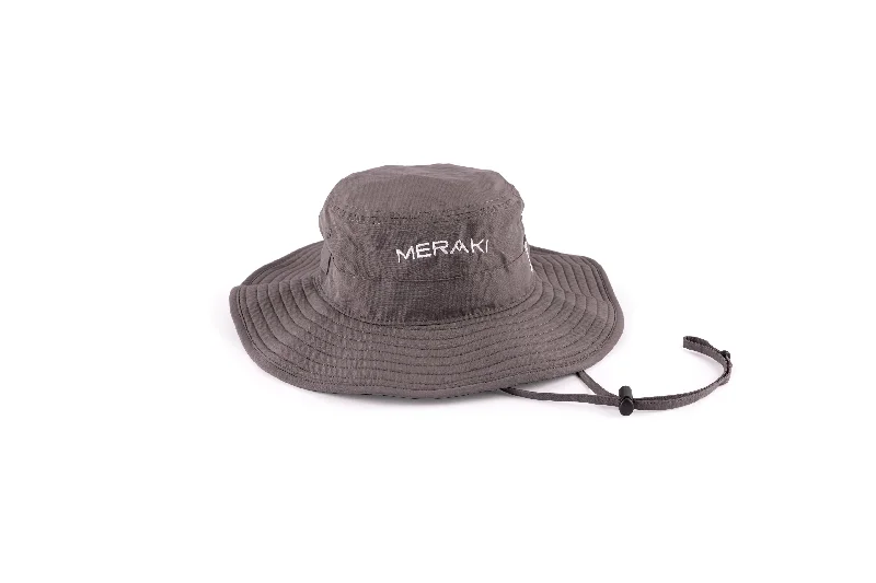 bucket hats for staying cool in the sun while traveling-Silver Bucket Hat