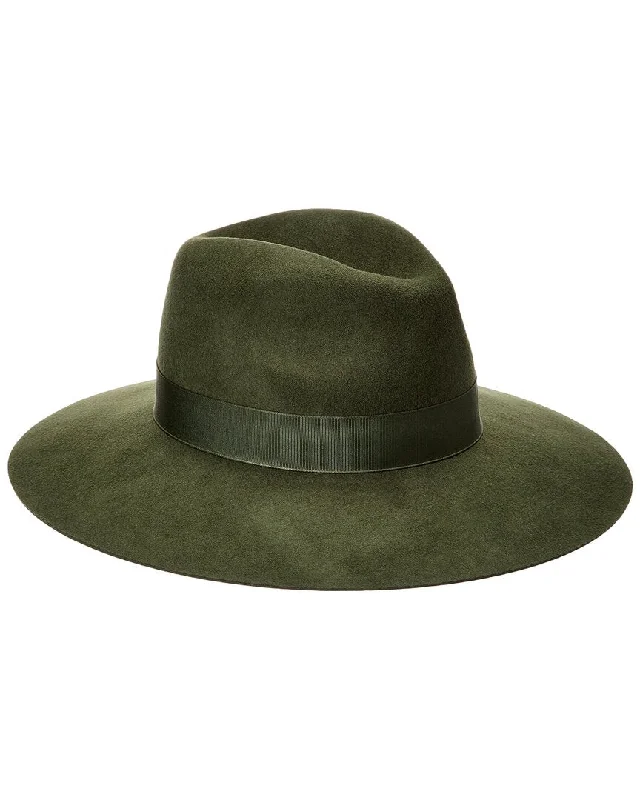 Wool hats for weekend adventures-Phenix Wide Brim Wool Fedora