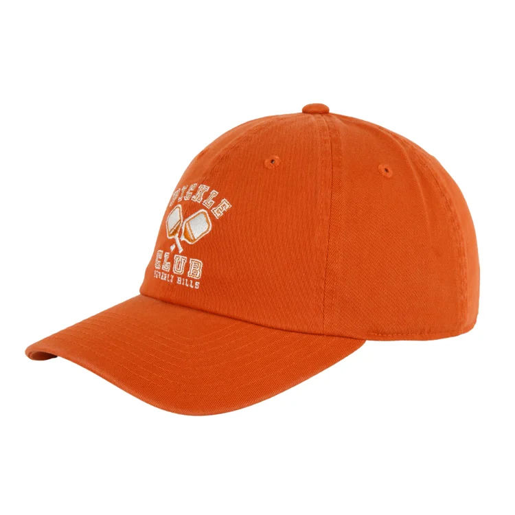 Beanies & Headbands with Line Patterns-American Needle Beverly Hills Pickle Club Ball Park Cap - Burnt Orange