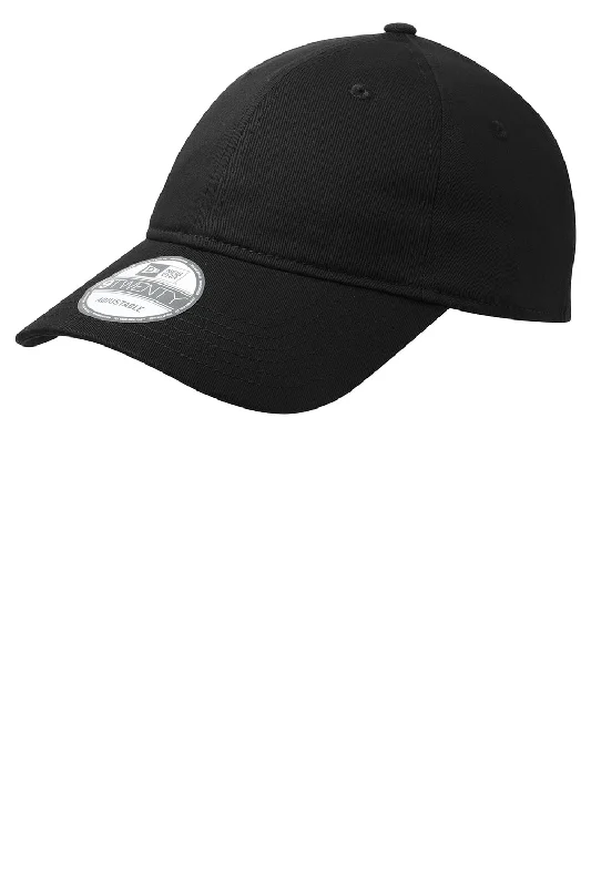 Mens hats for football-New Era Mens Adjustable Hat - Black