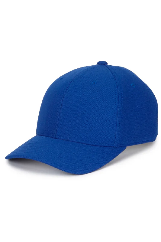 Mens hats for medium sizes-Flexfit Mens Cool & Dry Moisture Wicking Adjustable Hat - Royal Blue