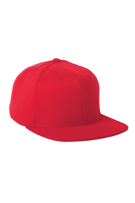 Mens hats for night runs-Flexfit Mens Adjustable Hat - Red