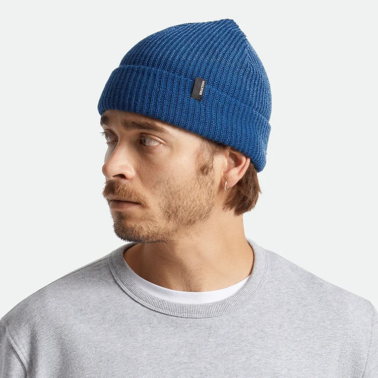 Beanies & Headbands for Everyday Use-Brixton Heist Beanie - Joe Blue