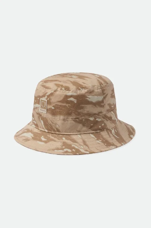 bucket hats for trendy summer outdoor gear-Beta Packable Bucket Hat - Off White Tiger Camo