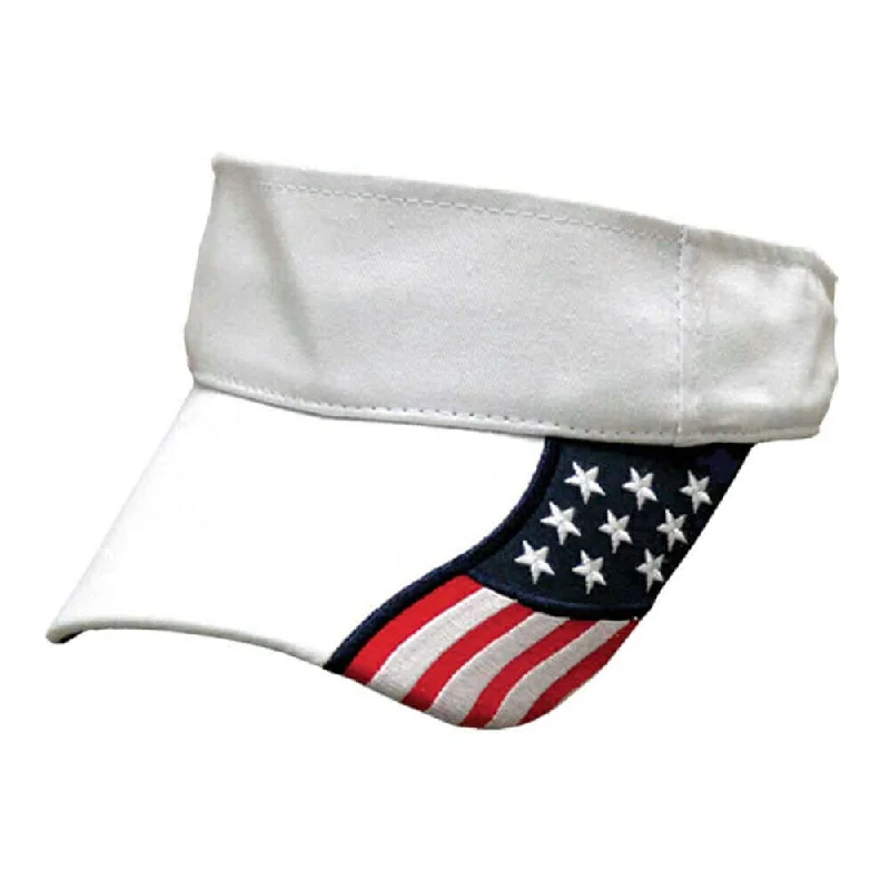 Beanies & Headbands with Thin Knit-Stars and Stripes Visor