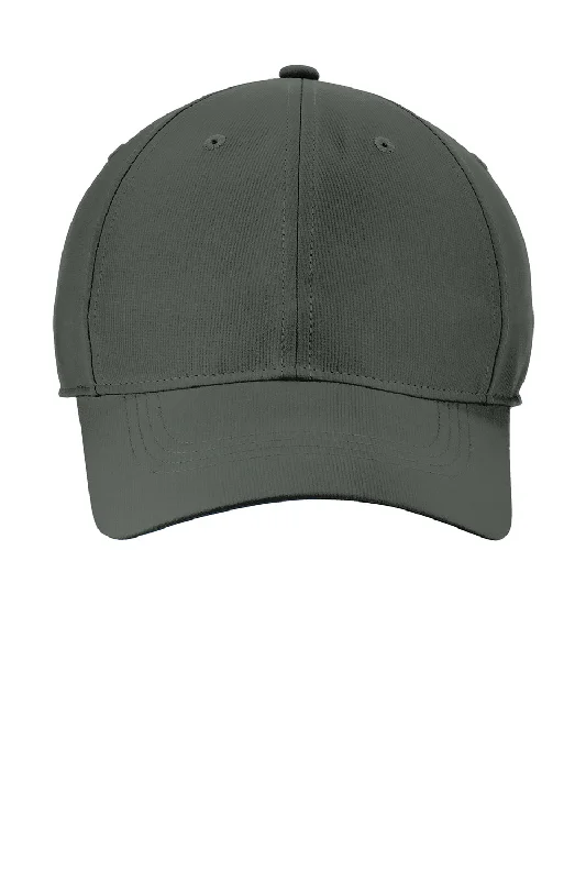 Mens hats with fun designs-Nike Mens Dri-Fit Moisture Wicking Adjustable Hat - Anthracite Grey