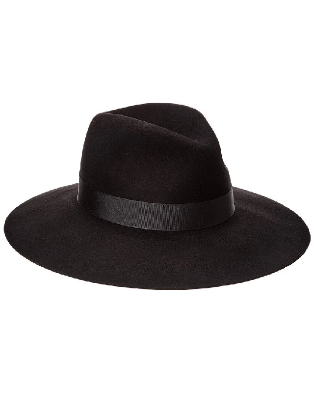 Wool hats for versatile winter protection-Phenix Wide Brim Wool Fedora