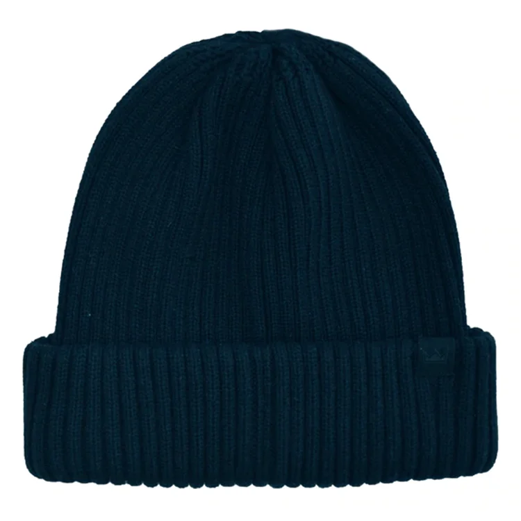 Beanies & Headbands with Crisp Style-Uflex Unisex Fishermans Beanie - Navy