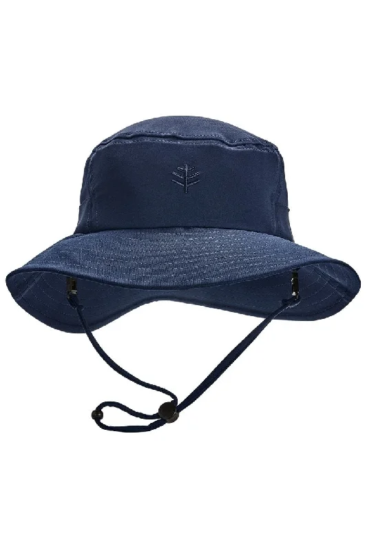 bucket hats for practical, stylish beach wear-Kid's Caspian Bucket Hat | Navy