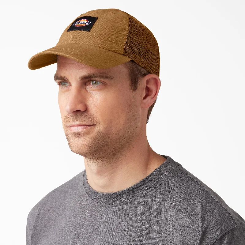 Beanies & Headbands for Shore Trips-Dickies Washed Canvas Trucker Hat