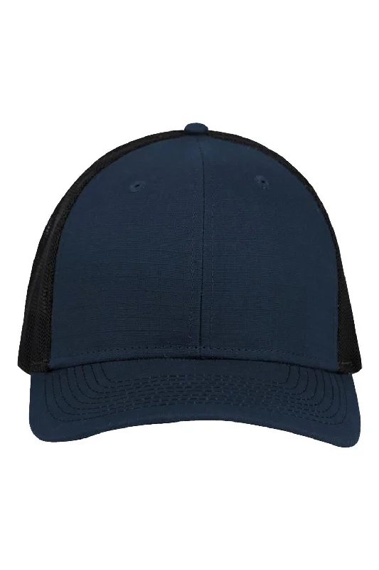 Mens hats for calm nights-Dri Duck Mens Legion Snapback Hat - Navy Blue