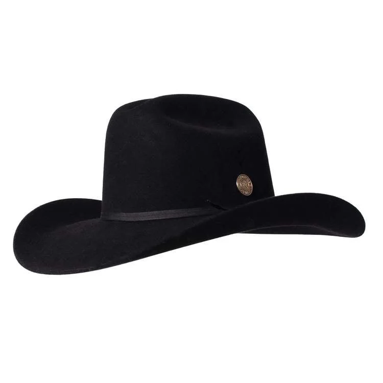 Beanies & Headbands with Eco-Friendly Fabric-Ringers Western Frontier Hat - Black