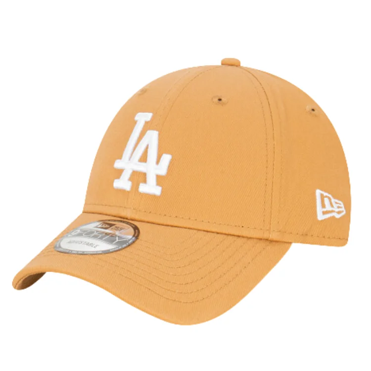 Beanies & Headbands for Aging Comfort-New Era Los Angeles Dodgers 9FORTY Cap - Wheat/White