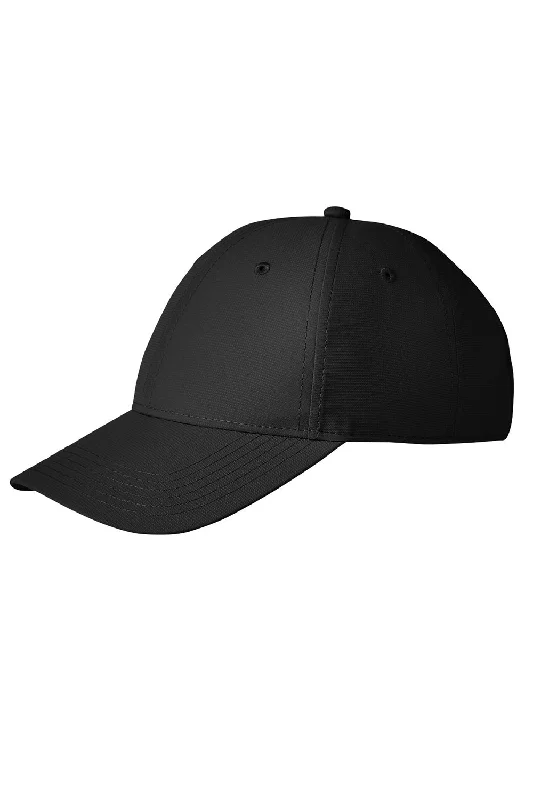 Mens hats with fitted design-Puma Mens Pounce Moisture Wicking Adjustable Hat - Black