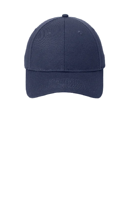 Mens hats for damp mornings-Port & Company Mens Twill Adjustable Hat - True Navy Blue