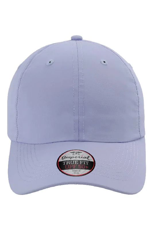 Mens hats with soft cushion-Imperial Mens The Original Performance Moisture Wicking Adjustable Hat - Lavender Purple