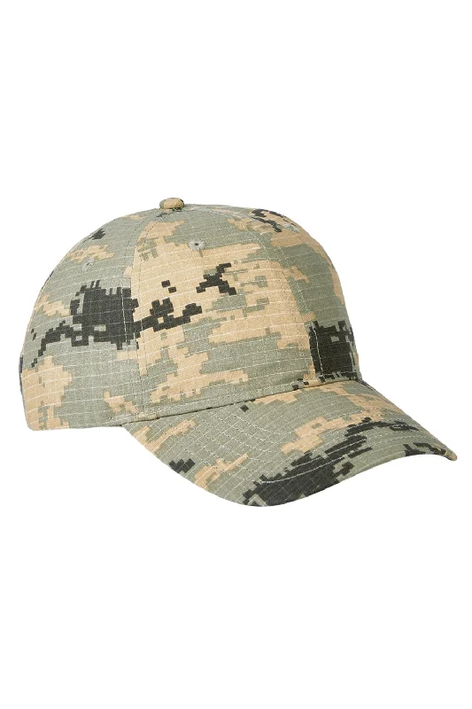 Mens hats for camping-Big Accessories Mens Adjustable Hat - Green Camo