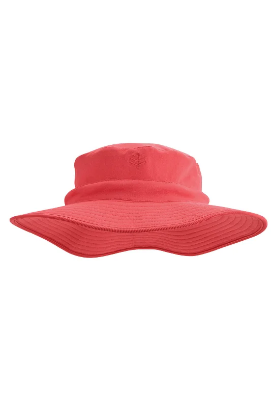 bucket hats for ultimate sun protection during the day-Brighton Chlorine Resistant Bucket Hat | Radiant Coral